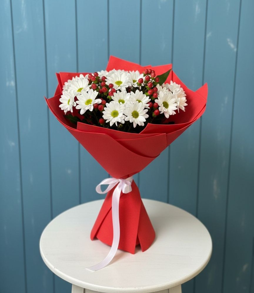 Букет цветов из: Хризантемы в Ливенке