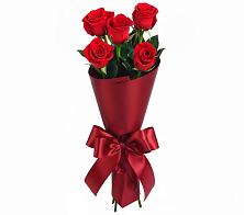 Букет 5 Красных роз Эдлесс Лав в Ливенке