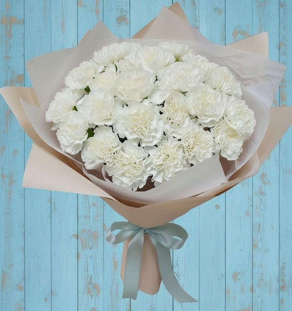 Букет цветов из: Гвоздики в Ливенке