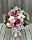Букет цветов из: Альстромерии, Гвоздики, Розы и Хризантемы в Ливенке
