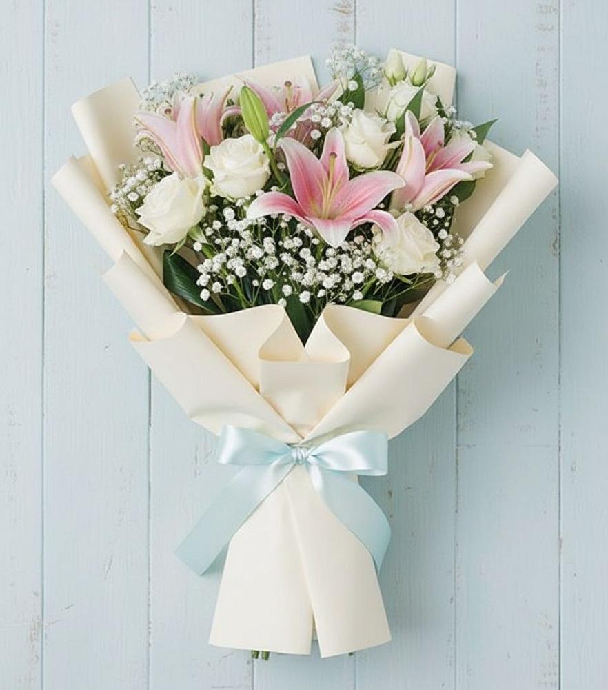 Букет цветов из: Лилии в Ливенке