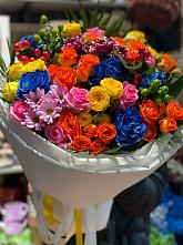 Букет цветов из:  Розы и Хризантемы #REPLACE_PRED# Ливенке