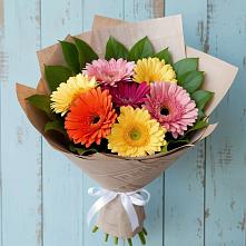 Букет цветов из:  Герберы #REPLACE_PRED# Ливенке