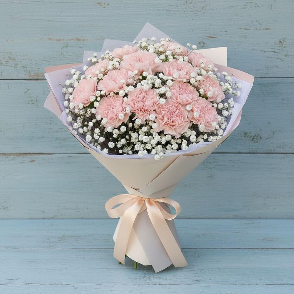 Букет цветов из: Гвоздики в Ливенке