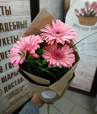 Букет цветов из: Герберы в Ливенке