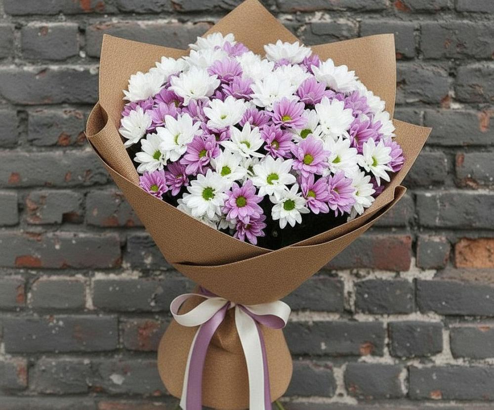 Букет цветов из: Хризантемы в Ливенке