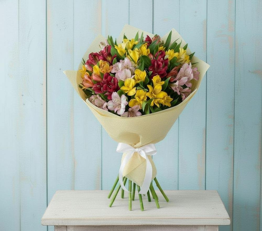 Букет цветов из: Альстромерии в Ливенке