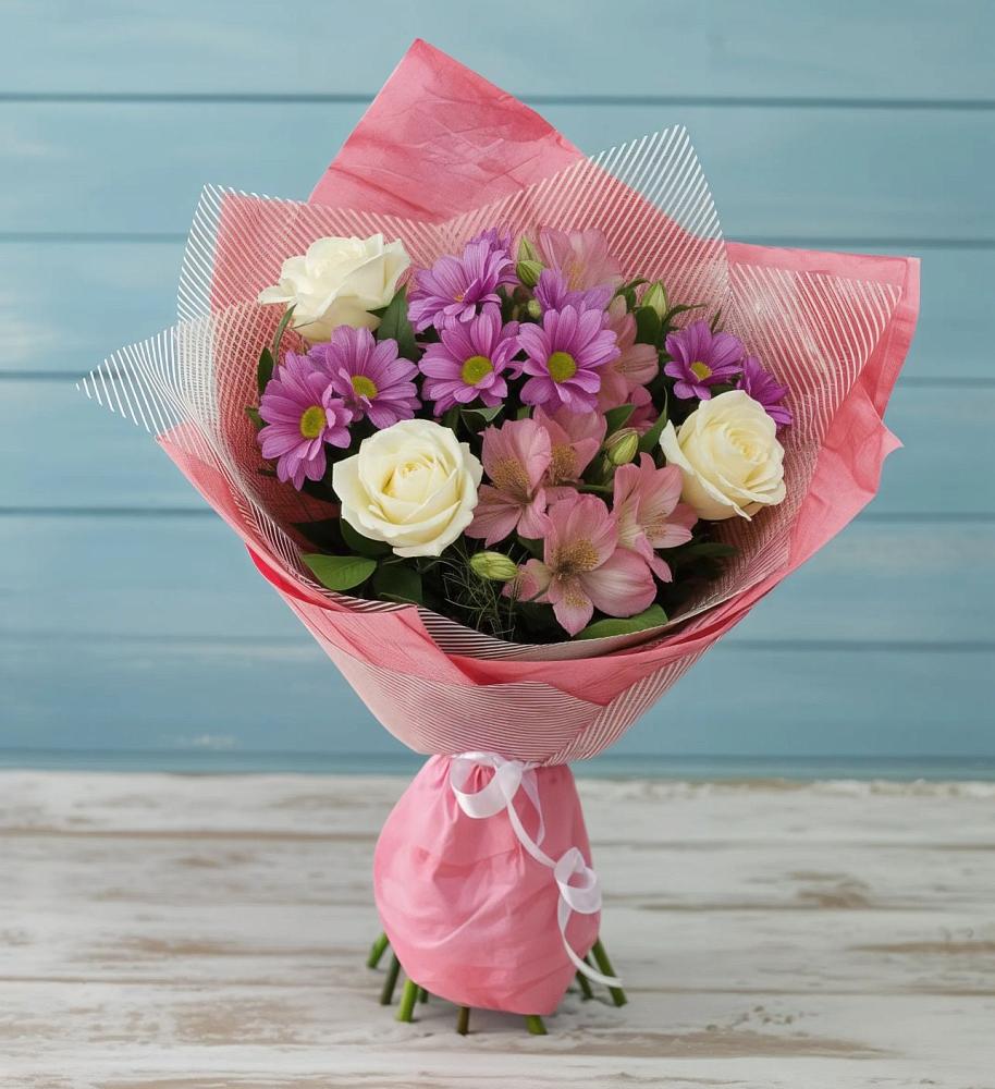 Букет цветов из: Герберы в Ливенке