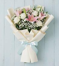 Букет цветов из:  Лилии в Ливенке