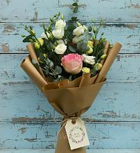 Букет цветов из:  Розы и Лизиантусы #REPLACE_PRED# Ливенке